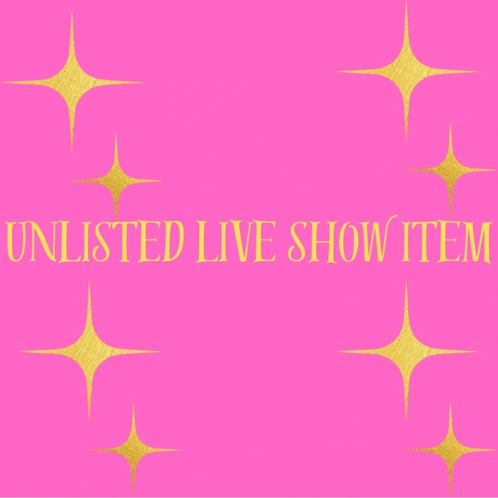 Unlisted items for‎ show $3